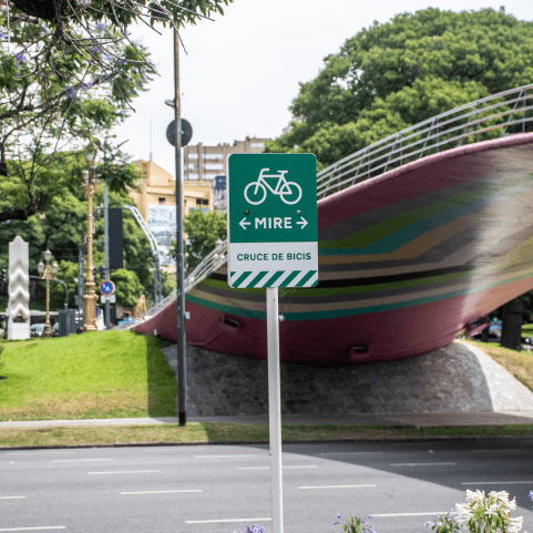 Bikeway signage