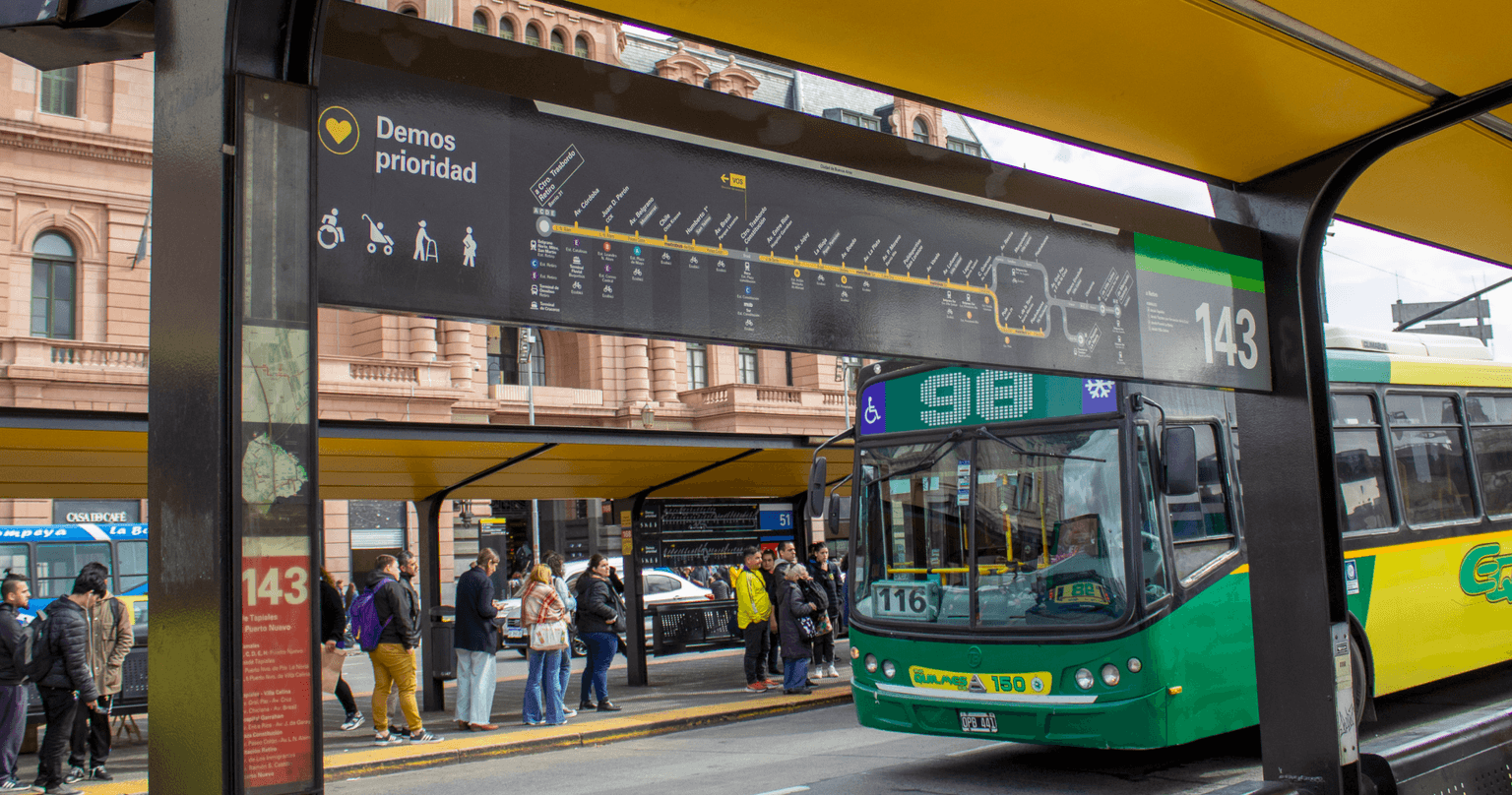 Bus terminal information