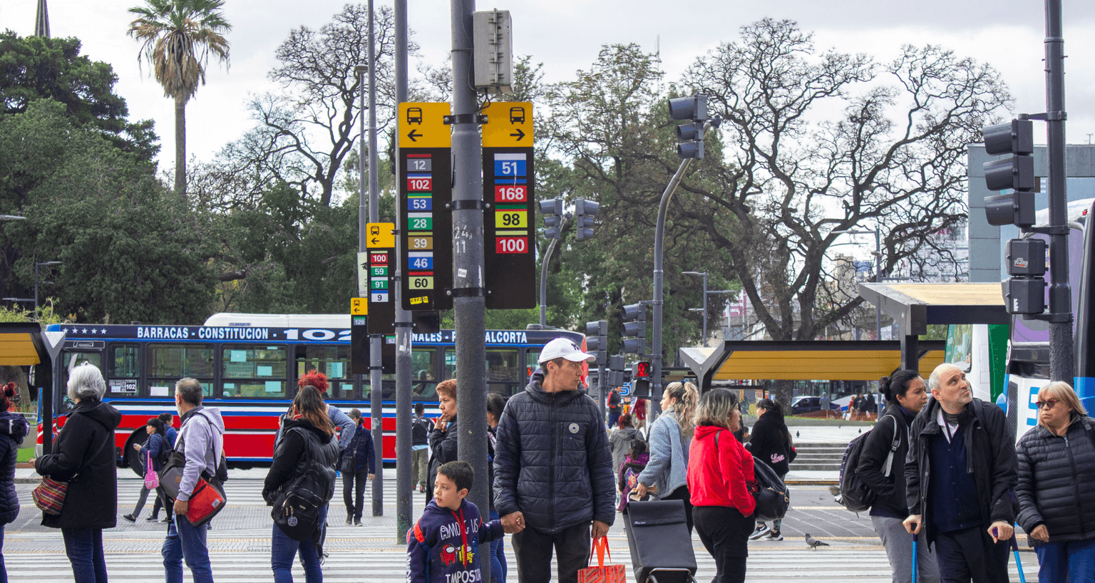 Bus terminal information