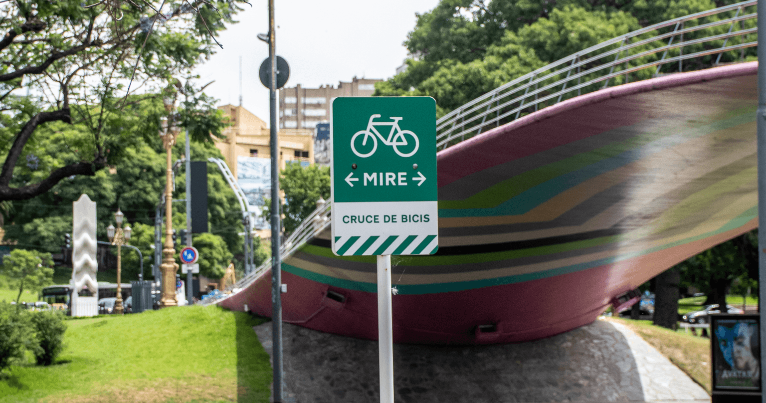 Bikeway signage