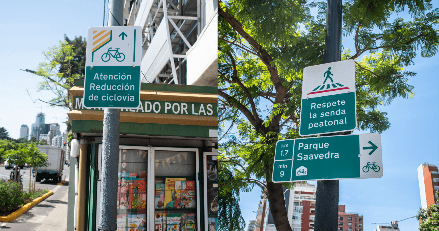 Bikeway signage