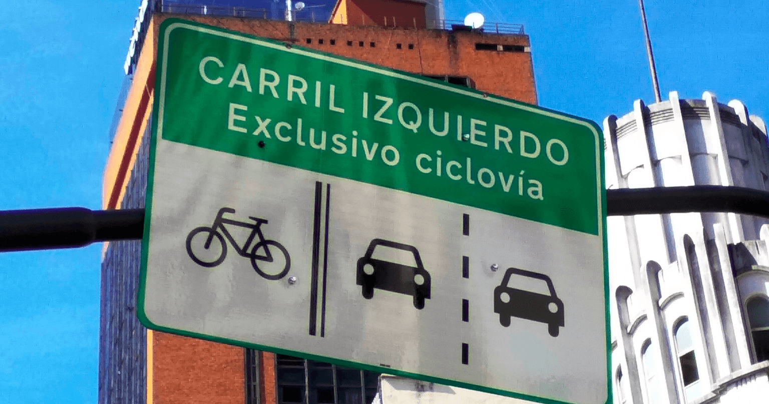 Bikeway signage