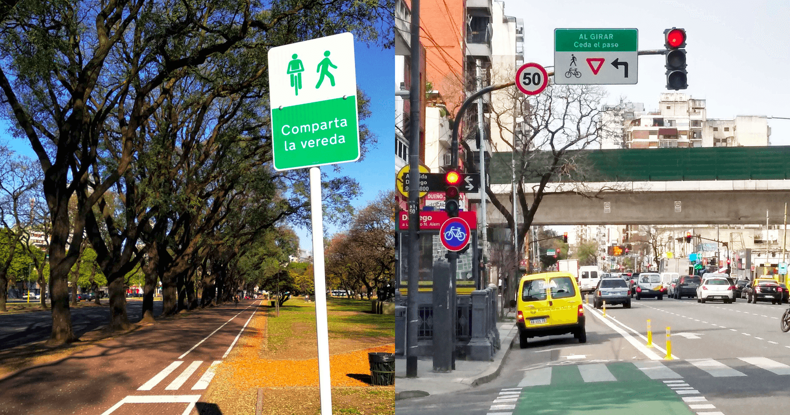 Bikeway signage