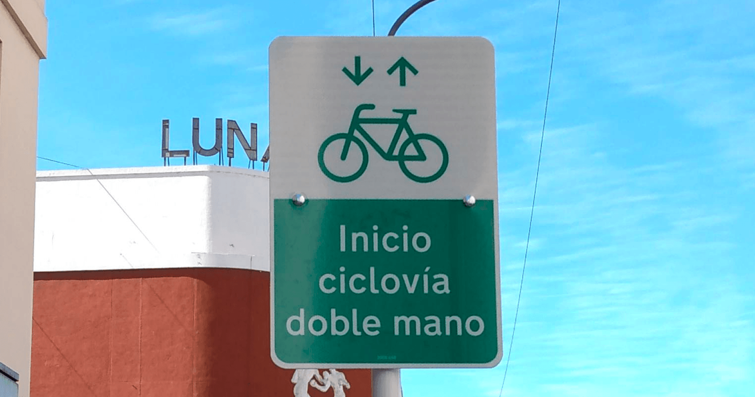 Bikeway signage