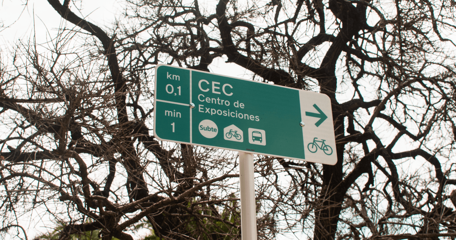 Bikeway signage