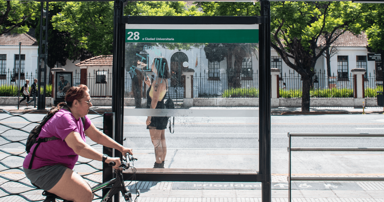 Bus shelter diagrams & infographics