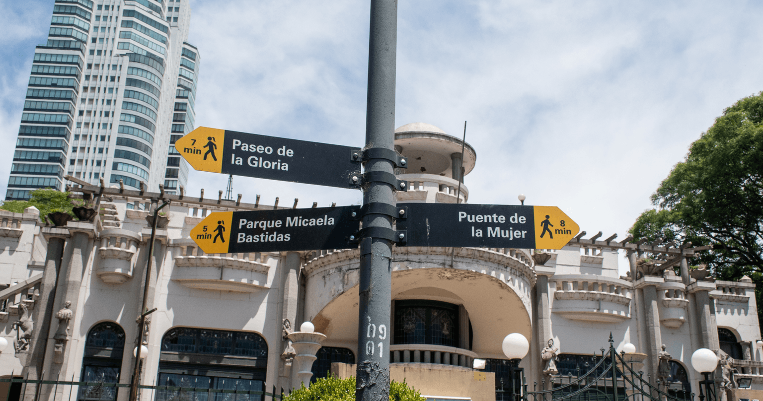 Pedestrian signage