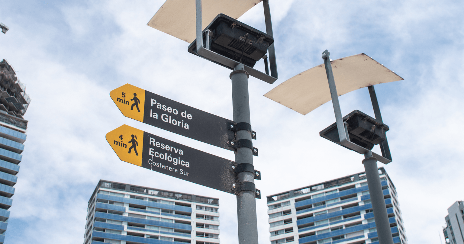 Pedestrian signage