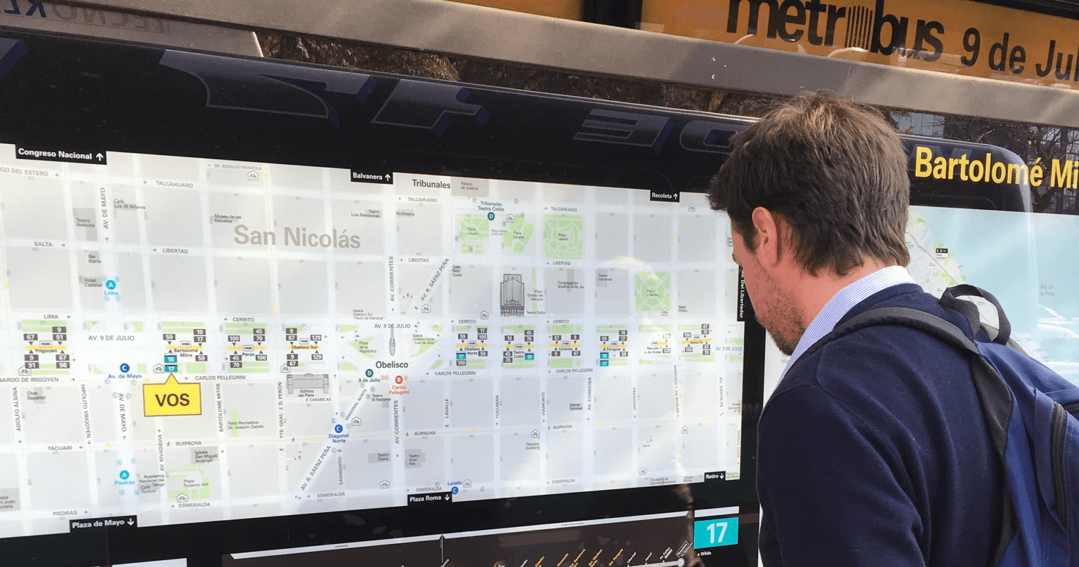 9 de Julio BRT information system