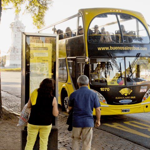 Touristic bus information system