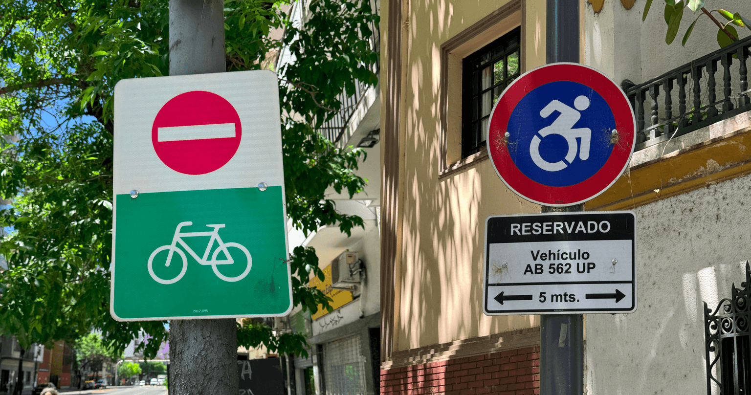 Transit signage